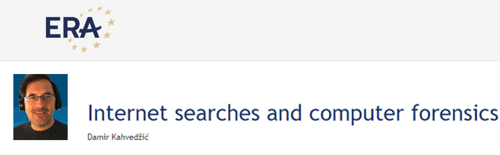 e-Presentation Damir Kahvedžić: Internet searches and computer forensics e-Presentation Damir Kahvedžić: Internet searches and computer forensics